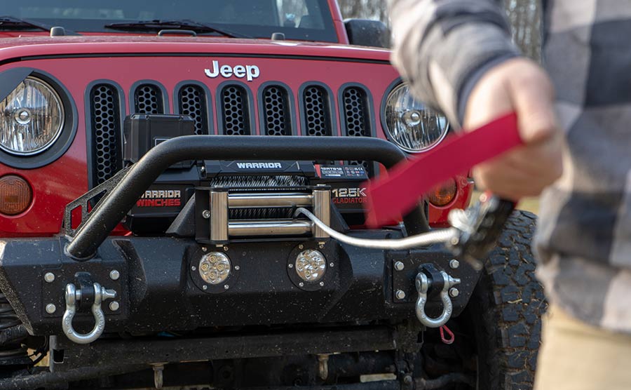 Gladiator R-Type 12500 Electric Winch - 12v Steel Rope
