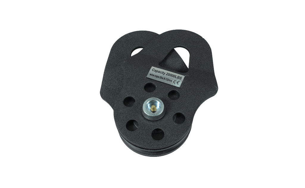 Warrior 20000lb Pulley Block for Synthetic Ropes