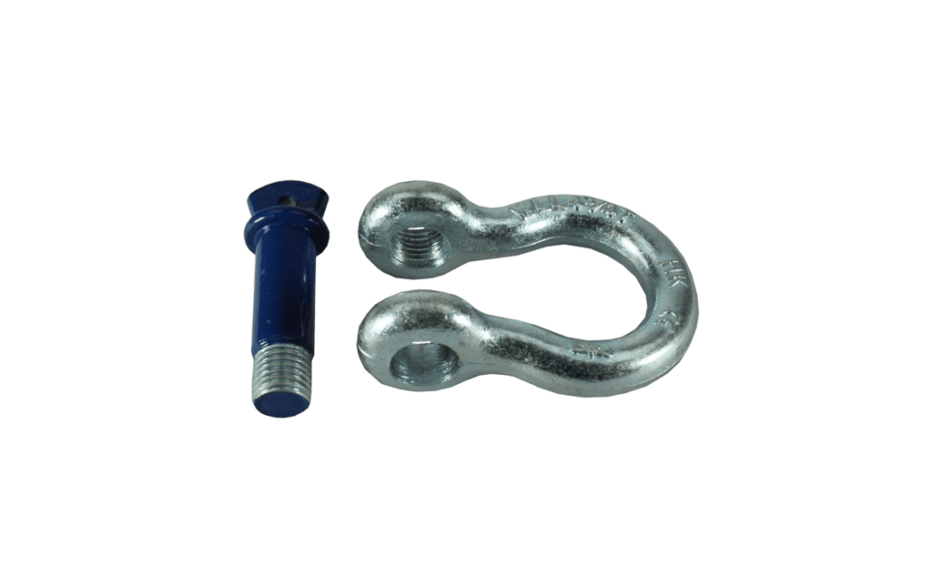Galvanised 4.75t Blue Pin Tested Shackle with 22mm Pin