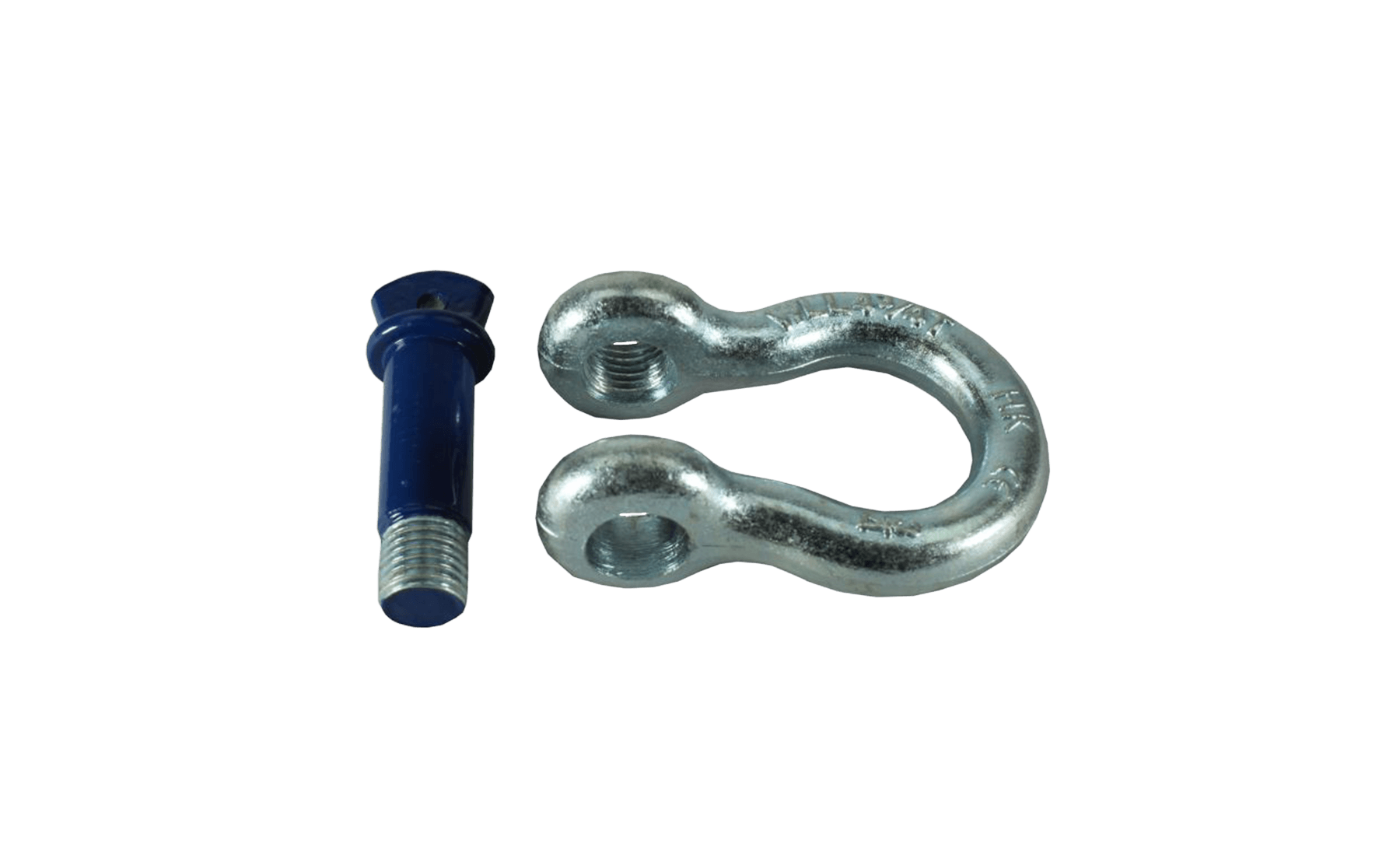 Galvanised 4.75t Blue Pin Tested Shackle with 22mm Pin
