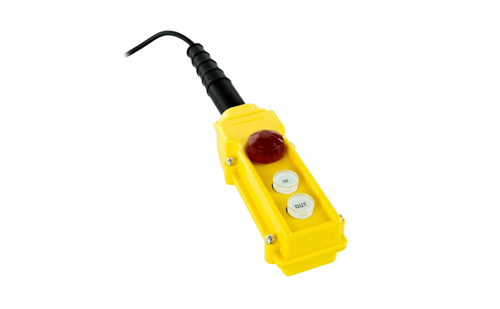 Hoist Remote - Wired - Plug & Play 4 Pin Metal - With Stop Button