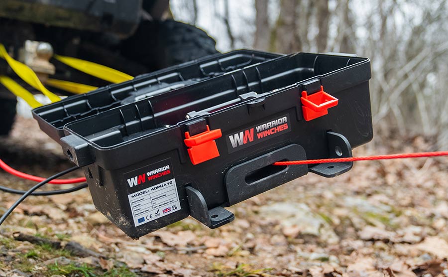 Trojan 4000 Portable Utility Winch - Synthetic Rope