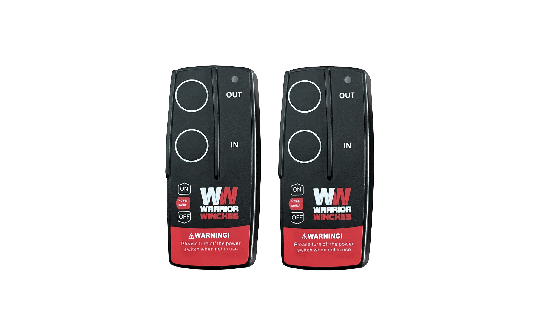 Winch Remotes - Wireless - Plug & Play 4 Pin Metal - 2 Pack