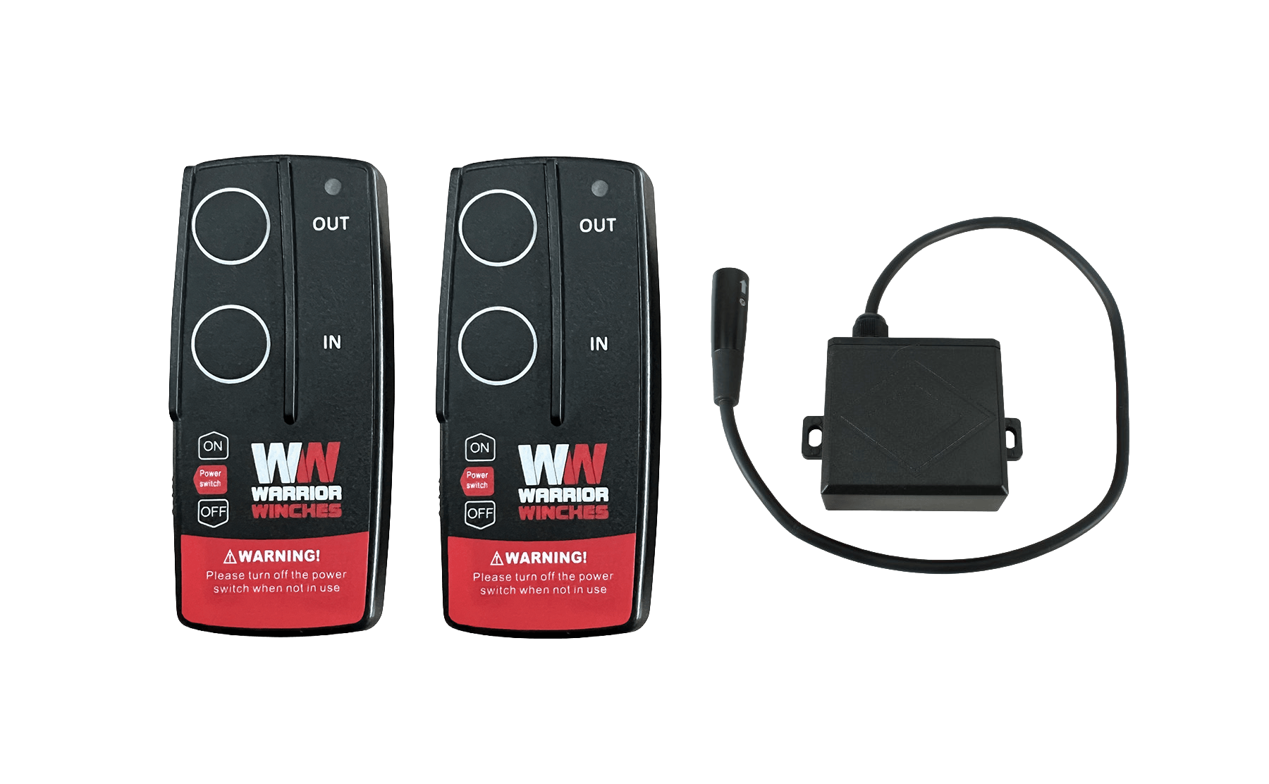 Winch Remotes - Wireless - Plug & Play 4 Pin Metal - 2 Pack