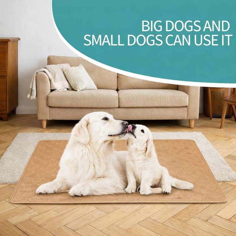 Washable Dog Training Pad Mat, Non-Slip Reusable Waterproof Absorbent Pet Mat for Indoor, Outdoor & Car