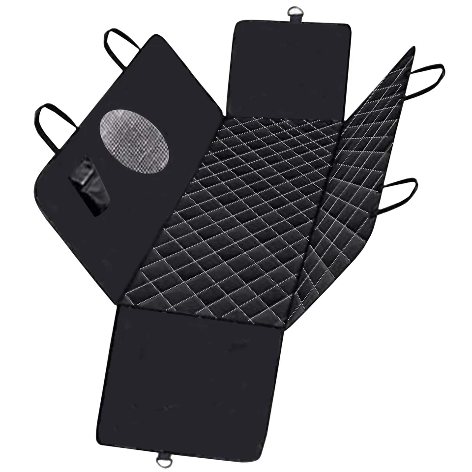 Waterproof Pet Car Seat Hammock Cover for Back Seats – Travel Protector
