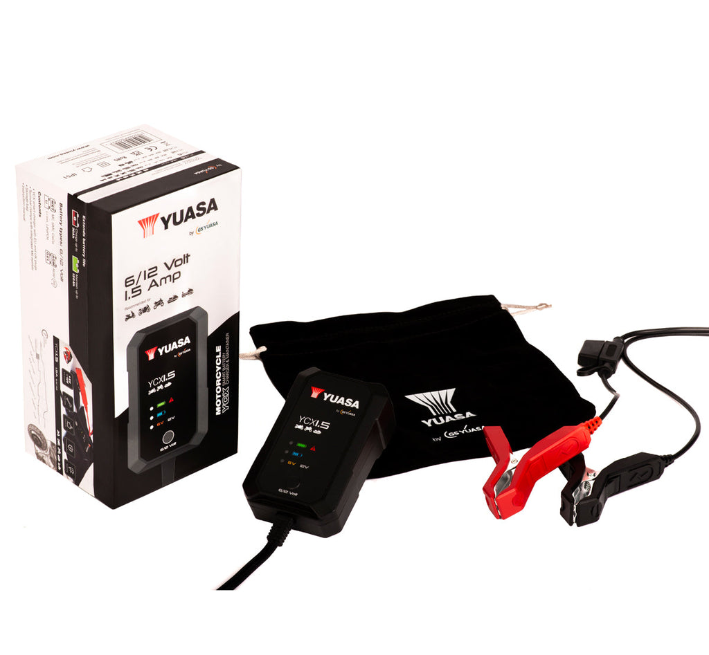 Yuasa YCX1.5 6V / 12V Smart Battery Charger