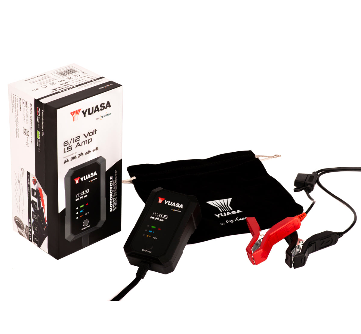Yuasa YCX1.5 6V / 12V Smart Battery Charger