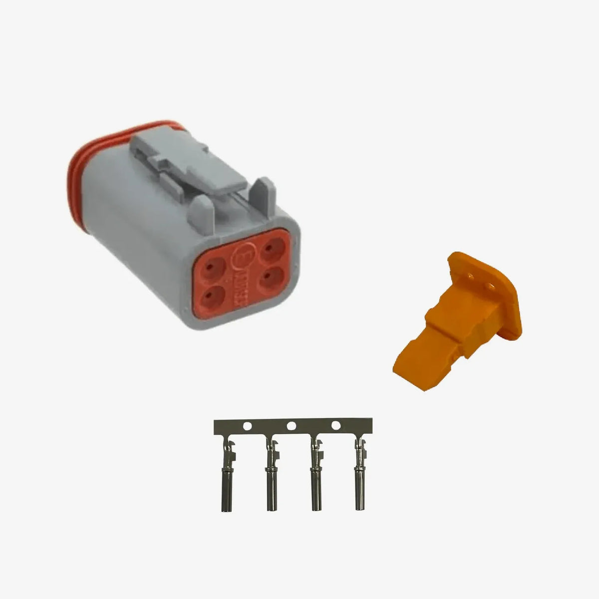 Deutsch Male & Female DT Plug & Pins Including Wedge Lock