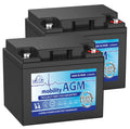 12v 50Ah Mobility Scooter Batteries Leoch