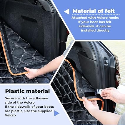 Waterproof Non-Slip Dog Car Boot Liner – Heavy Duty, Scratch-Proof & Durable, Fits Cars & Estates, 215x110cm