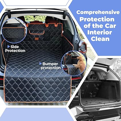 Waterproof Non-Slip Dog Car Boot Liner – Heavy Duty, Scratch-Proof & Durable, Fits Cars & Estates, 215x110cm