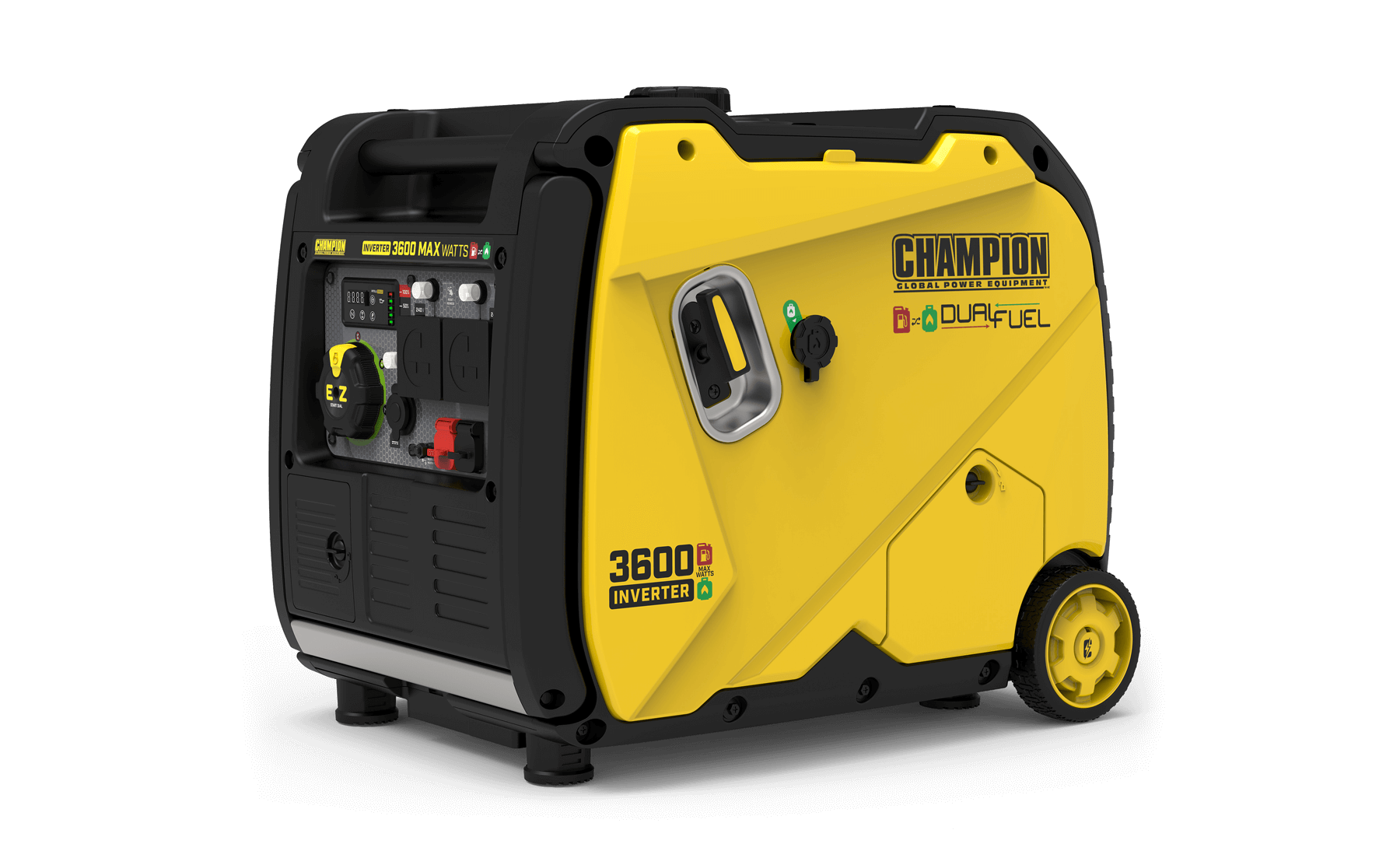 Champion 3600 Watt LPG Dual Fuel Inverter Generator