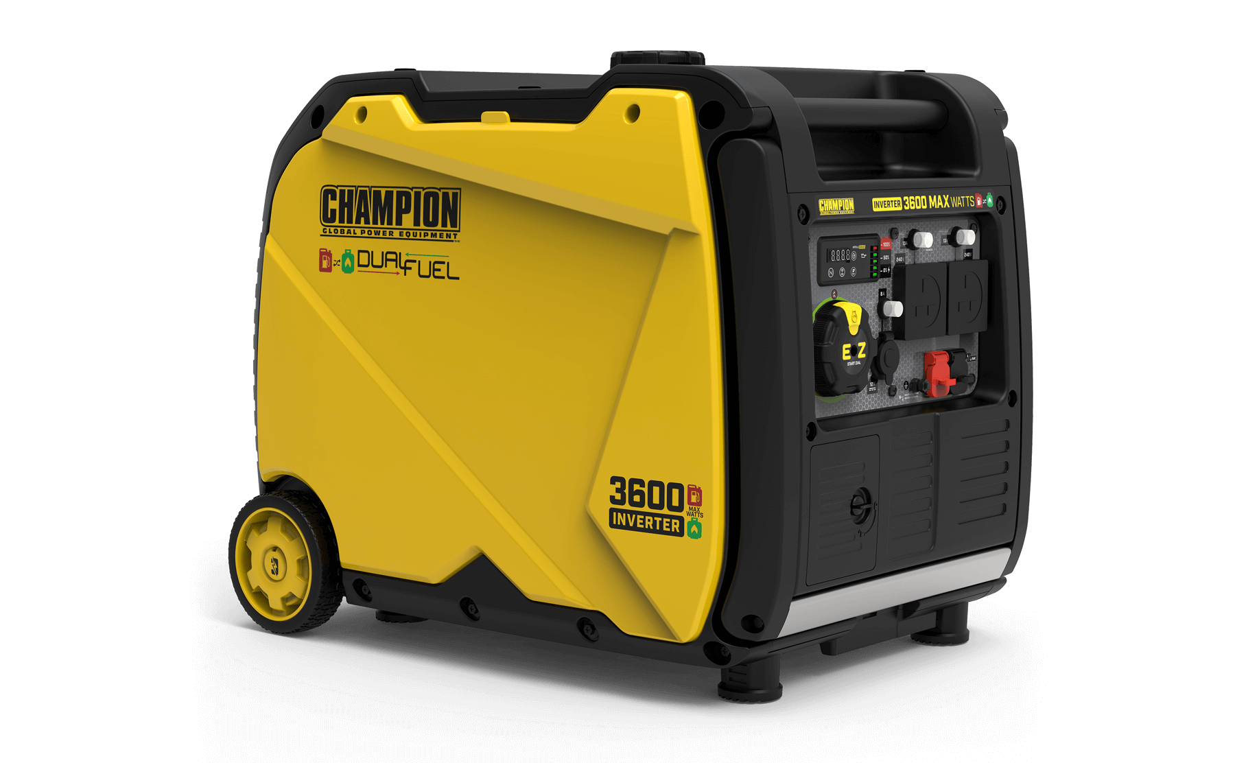 Champion 3600 Watt LPG Dual Fuel Inverter Generator