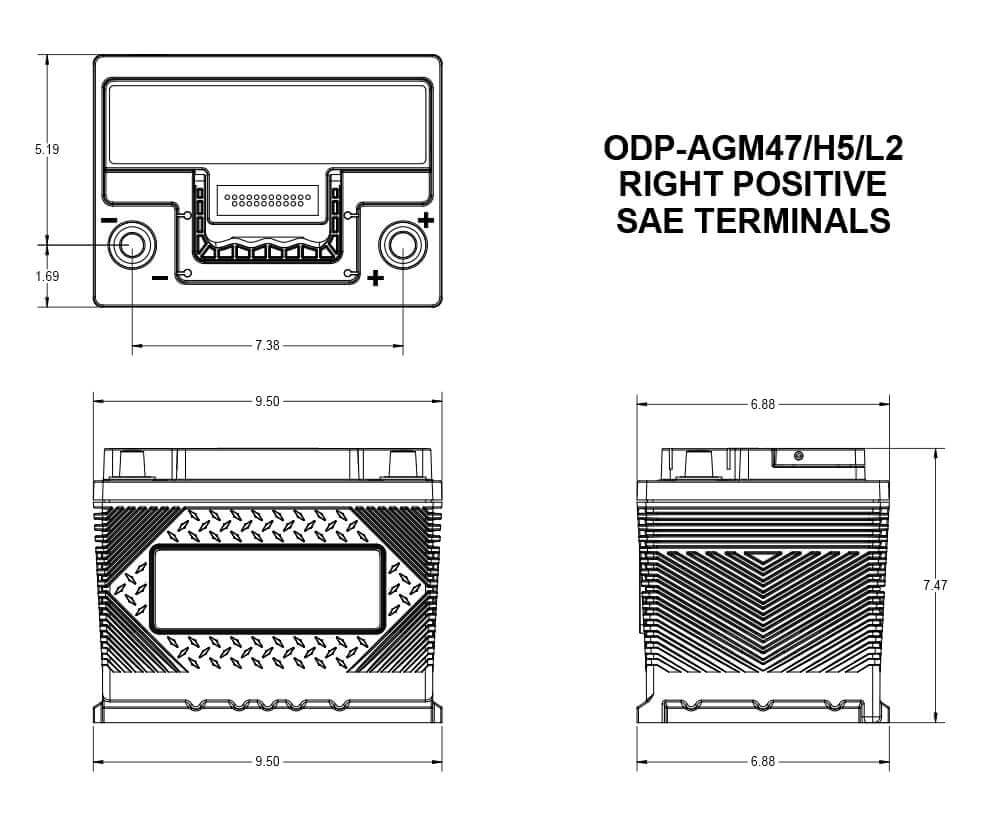 Odyssey ODP-AGM47 H5 L2 (47-650)