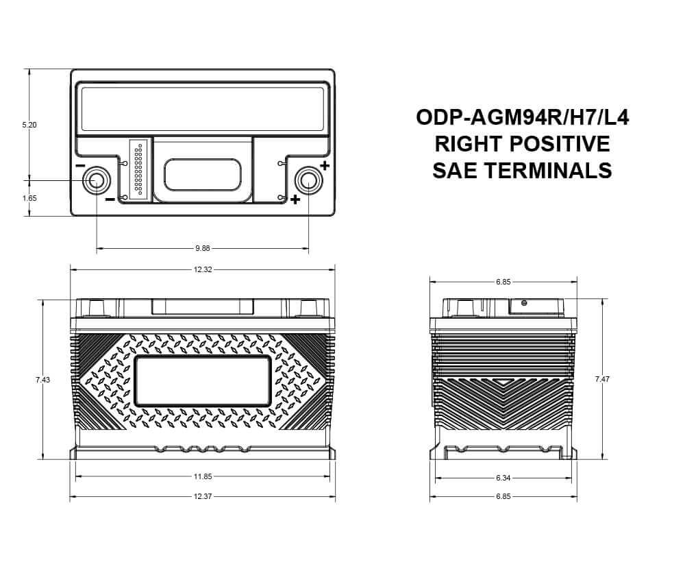 Odyssey ODP-AGM94R H7 L4 (94R-850)