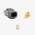 Deutsch Male & Female DTM Plug & Pins including Wedge Lock