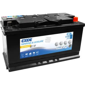 ES900 EXIDE G80 MARINE LEISURE EQUIPMENT GEL BATTERY 80AH