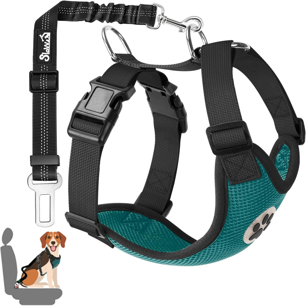 Dog Car Harness Seat Belt Set