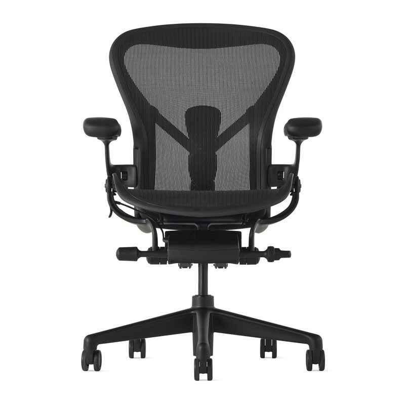 Herman Miller Aeron Chair, Onyx - Size B