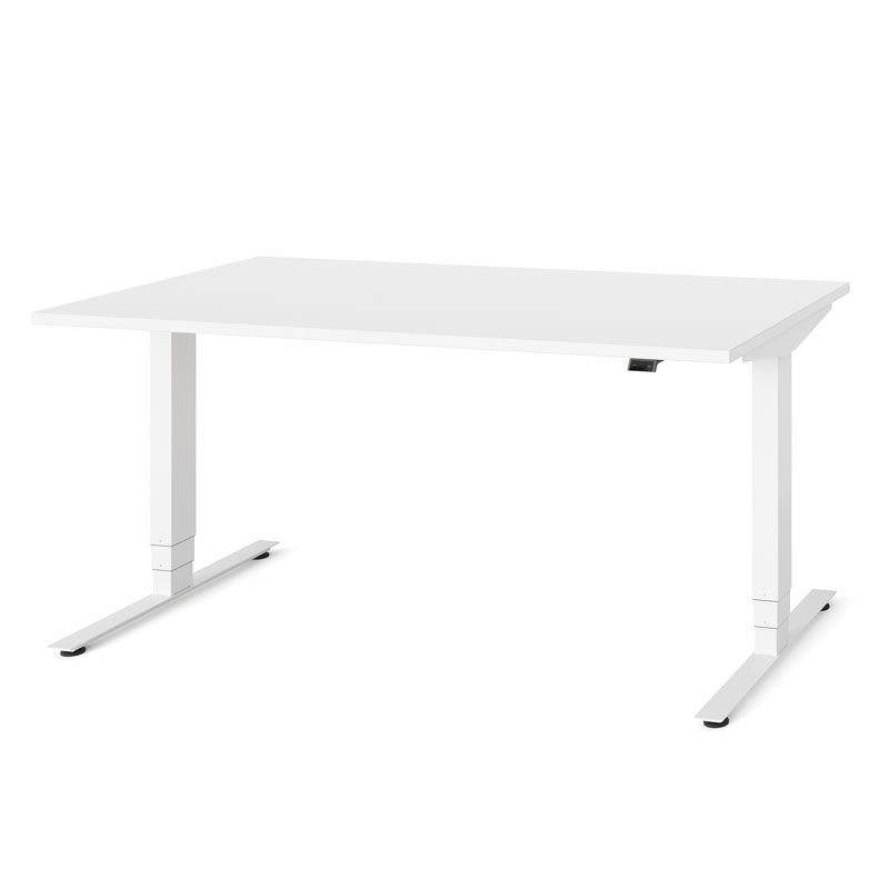 Herman Miller Nevi 120 x 80cm White Sit-Stand Desk