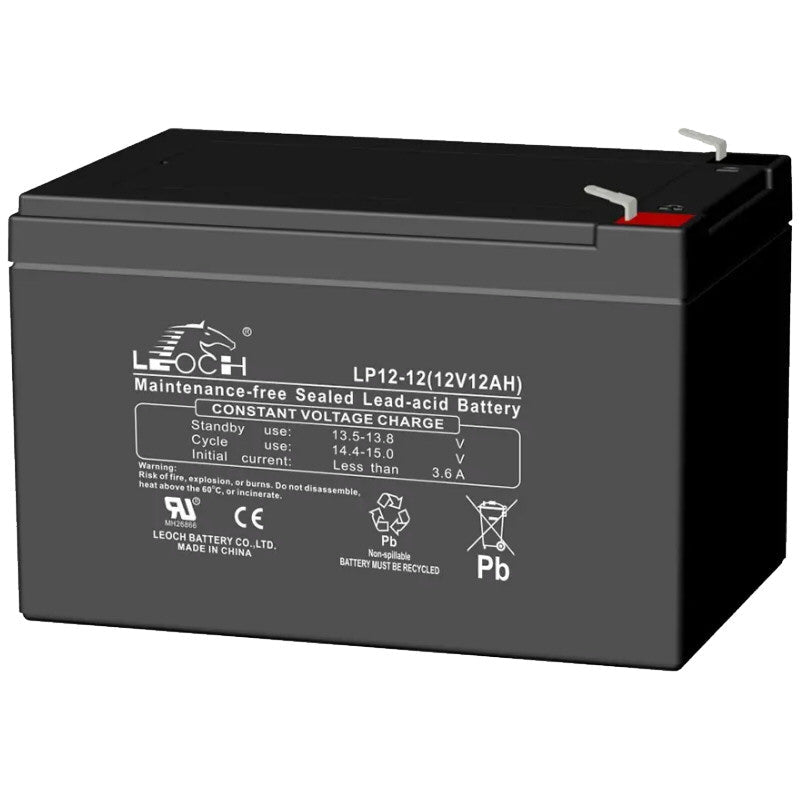 Leoch LP12-12 12v 12Ah Rechargeable Battery