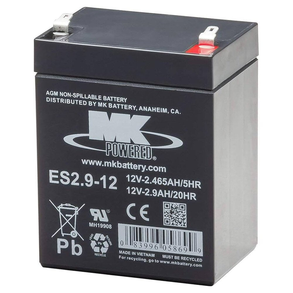 ES2.9-12 AGM MK Battery 12Volt 2.9Ah