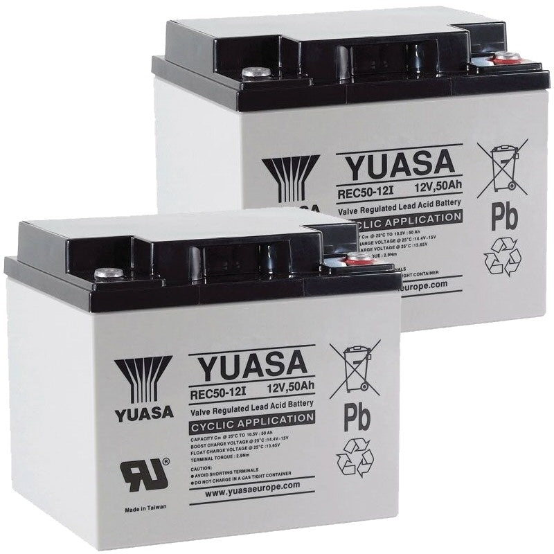 Quingo Plus 50Ah Mobility Batteries | 2 Pack