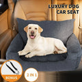 Premium Pet Car Booster Seat | Waterproof Dog Travel Seat with Safety Harness