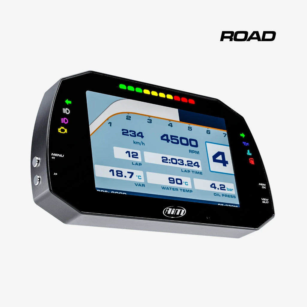 Aim MXG 1.3 Strada Light 7" TFT Dash Display with Road Icons