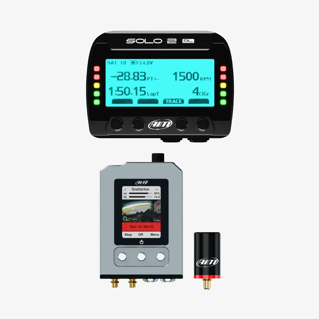 Aim Solo 2 DL + SmartyCam 3 GP HD Car Lap Timer Track Day Kit