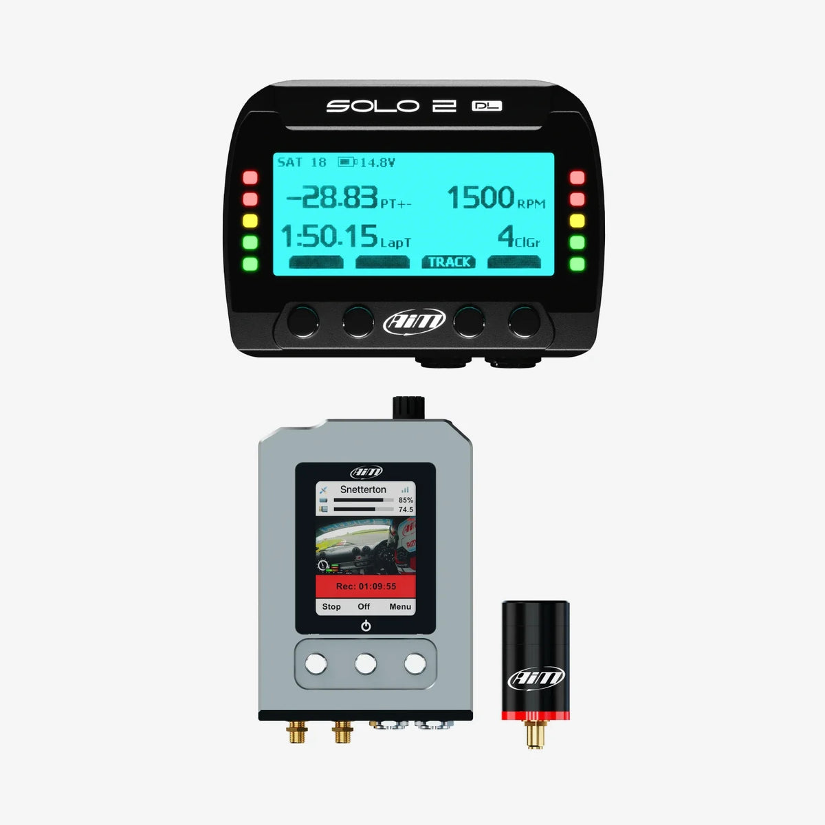 Aim Solo 2 DL + SmartyCam 3 GP HD Car Lap Timer Track Day Kit