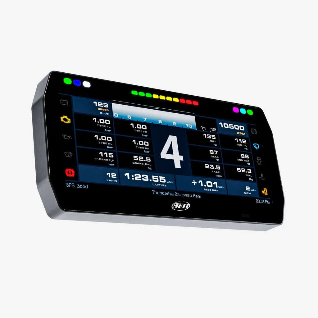 Aim PDM32 & PDM Dash Display with Race Icons