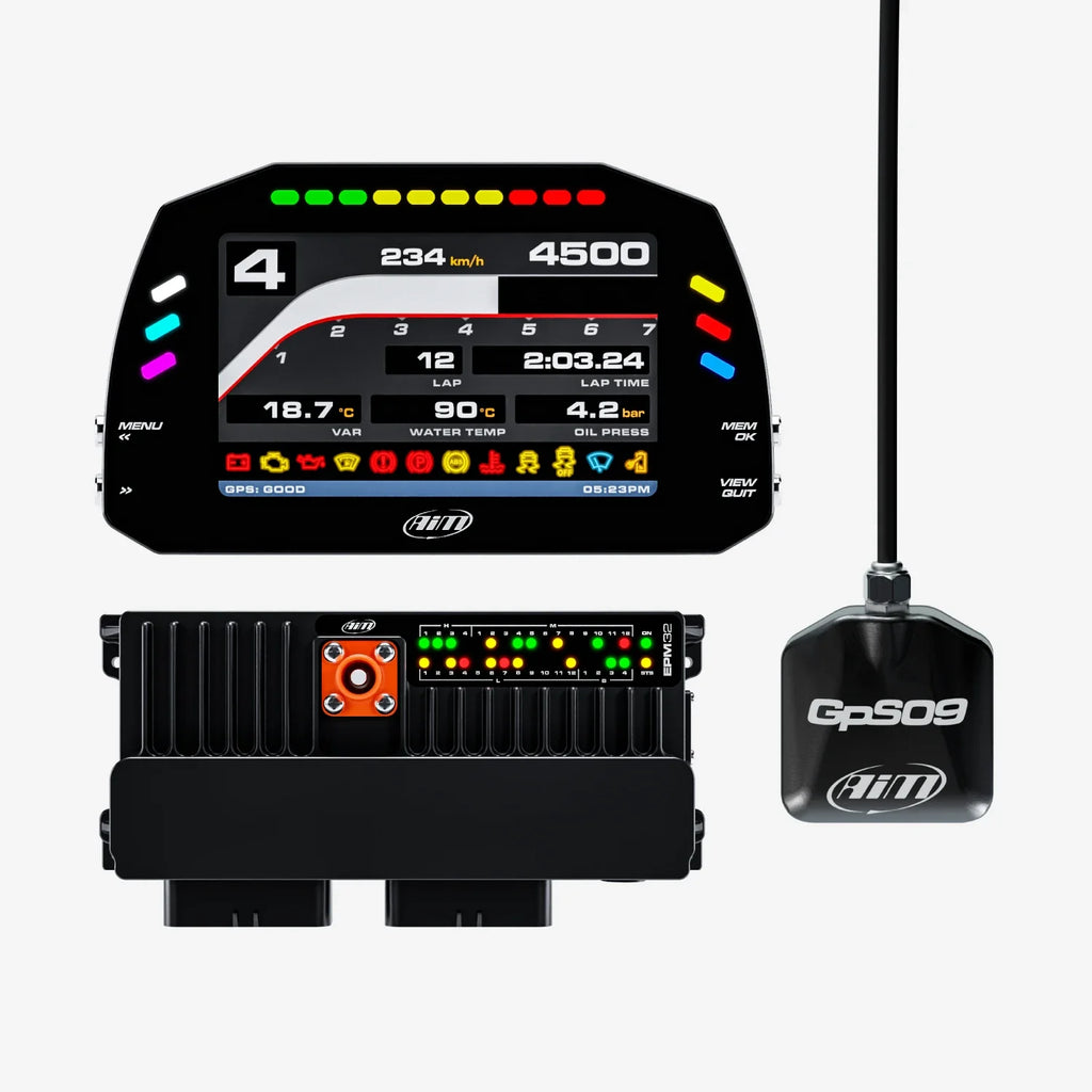 AiM PDM32 With 5" Race Icons Display GPS Data Logging Kit