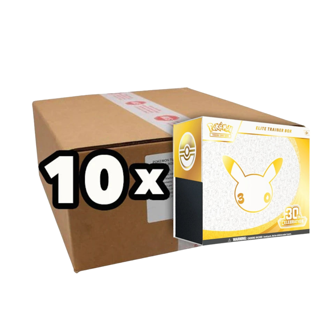 Pokemon 30th Celebration Elite Trainer 10-Box Case