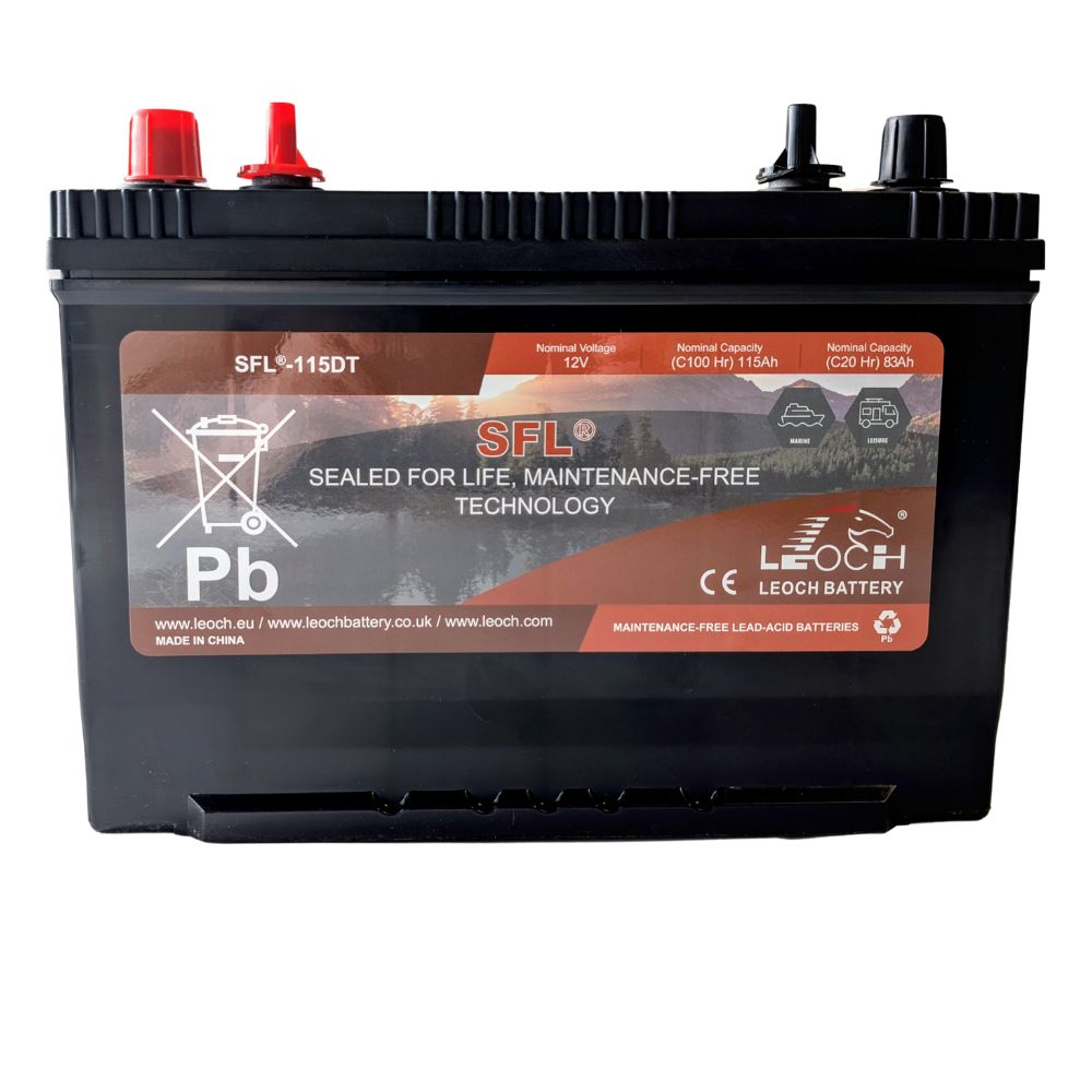 Leoch 12v 115Ah (C100) Leisure Battery SFL-115DT