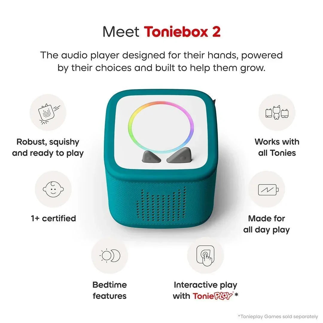 Toniebox 2 Starter Set With Creative Tonie- Teal